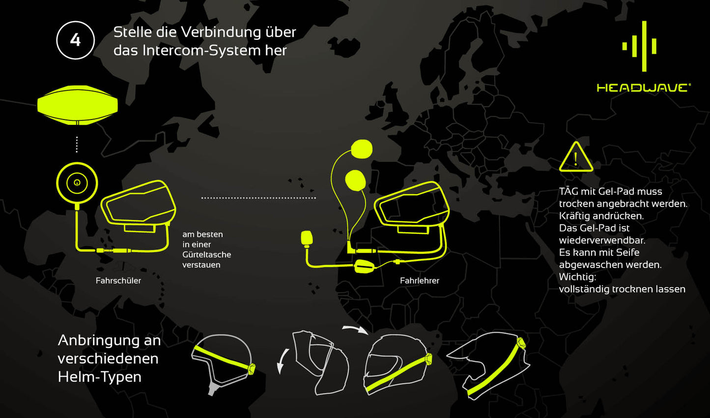 Driving school TĀG 2.0 - for motorcycle helmets