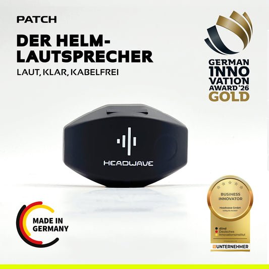 PATCH - der Lautsprecher für Deinen Fahrrad-Helm