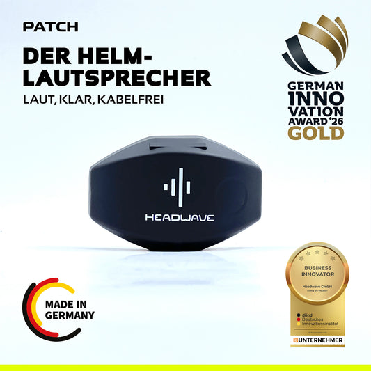 PATCH - der Lautsprecher für Deinen Ski-Helm