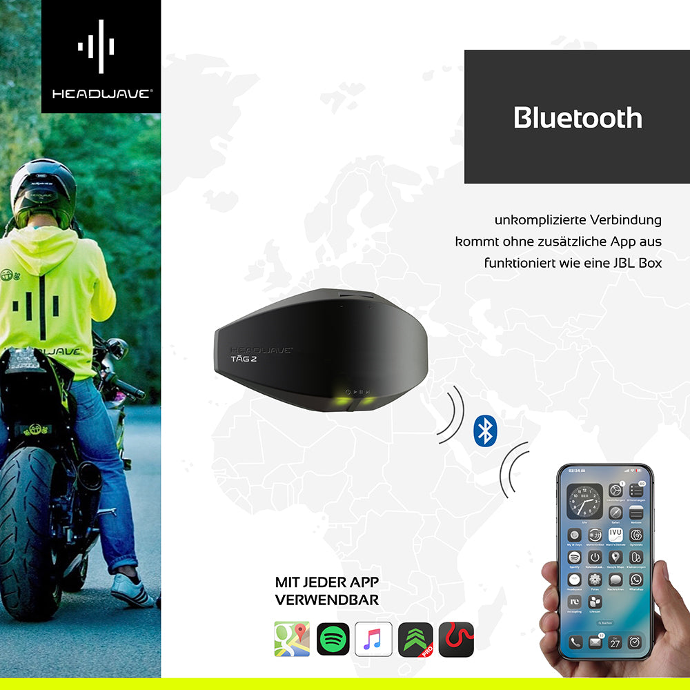 TĀG 2.0 - the speaker for your motorcycle helmet